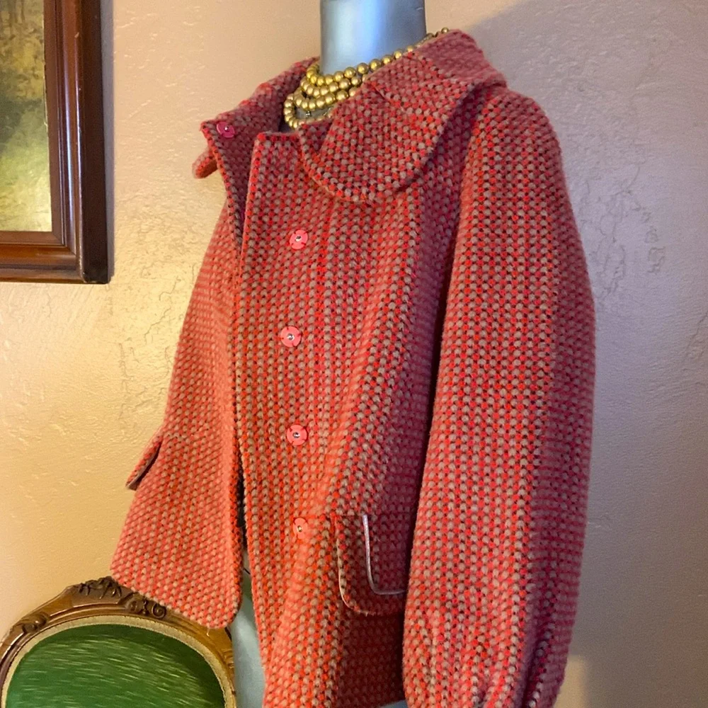 SATIN ROMANTICSM Coat/Jacket.  Sz S/M - Picture 4 of 8